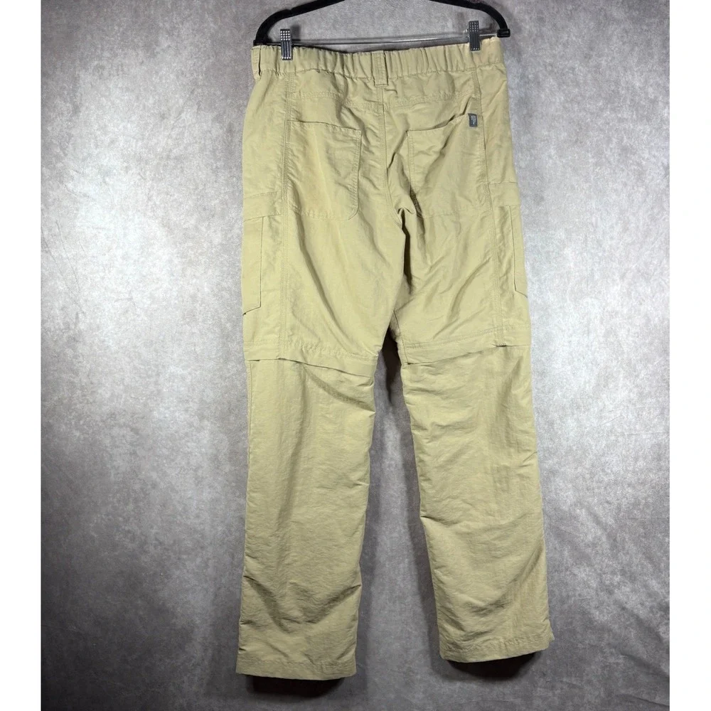 The North Face Pants Mens 32 Tan Paramount Peak Hiking Zip Off Legs Belted Gorp